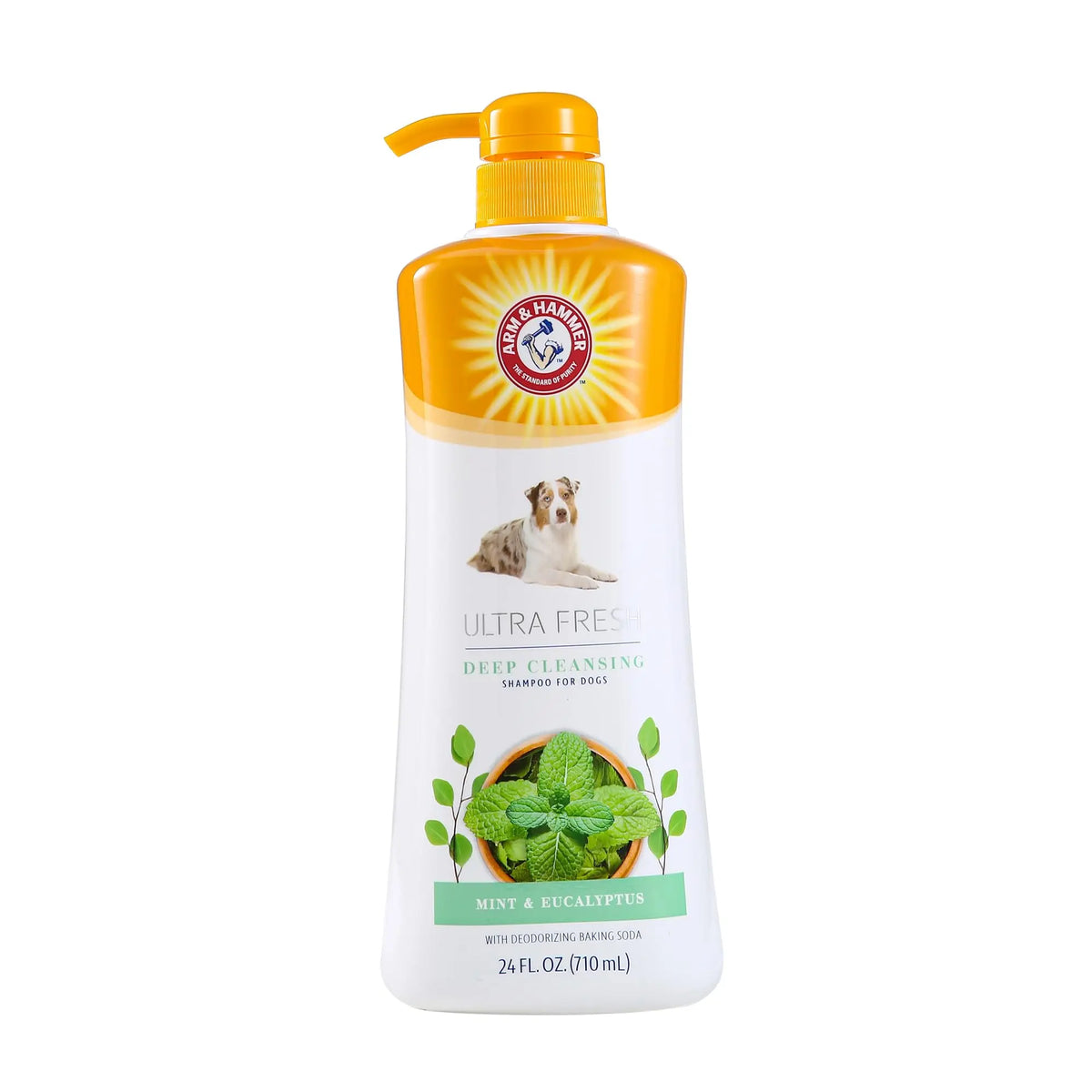 Arm & Hammer for Pets Ultra Fresh Deep Cleansing Dog Shampoo with Charcoal & Rosemary, Value Size 24oz | Great Smelling Pet Grooming and Bathing Supplies, Puppy Wash Arm & Hammer