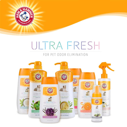 Arm & Hammer for Pets Ultra Fresh Deep Cleansing Dog Shampoo with Charcoal & Rosemary, Value Size 24oz | Great Smelling Pet Grooming and Bathing Supplies, Puppy Wash Arm & Hammer