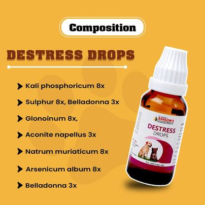 Bakson Veterinary | Destress Drops | 30 ml BAKSON VETERINARY