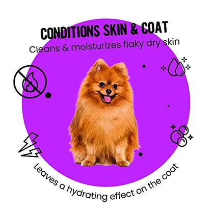 Bark Out Loud by Vivaldis - Allergy & Itch Relief Shampoo- Effective on Food, Flea Allergy Rashes & Long Lasting Skin Conditions 200ml (Dogs & Cats) BARK OUT LOUD