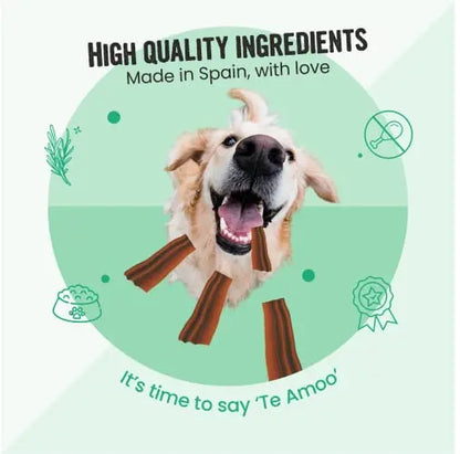 Bark Out Loud by Vivaldis - Veggie Bacon - Veg/Vegan Spanish Treats| Low Fat, High Protein Treats | with Antioxidants for Dogs 100g BARK OUT LOUD