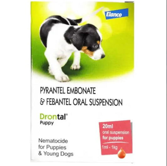 Bayer Drontal Puppy Deworming Suspension, 20 ml Amanpetshop-