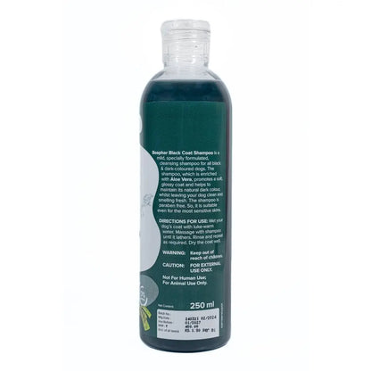 Beaphar Black Coat Dog Shampoo with Aloe Vera | Herbal Shampoo for Black Dog - 250 ML Beaphar