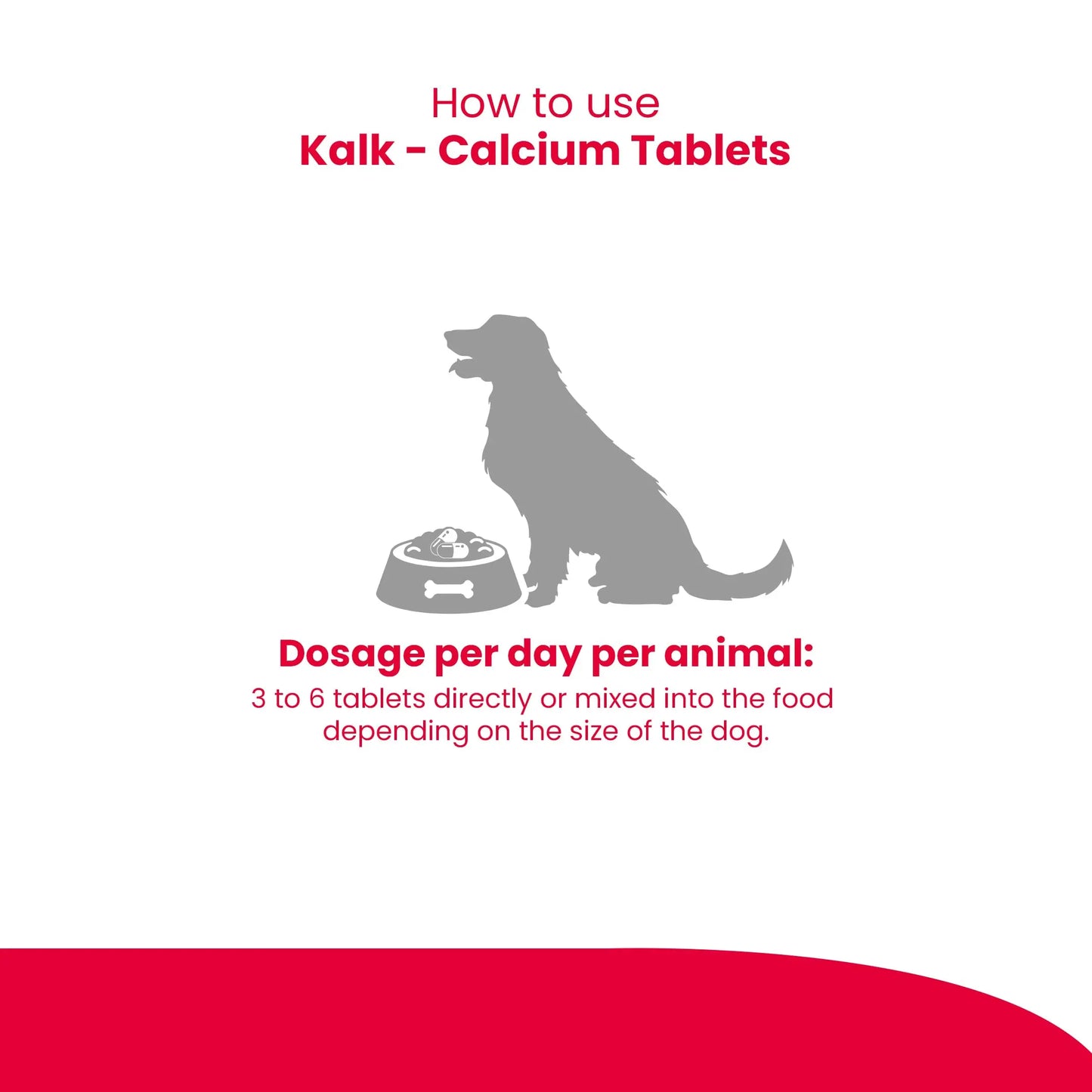 Beaphar Kalk Calcium 60 Tablets with Multivitamin Pet Supplement for Dog Strong Bones and Fast Growth (Pack of 2) Beaphar