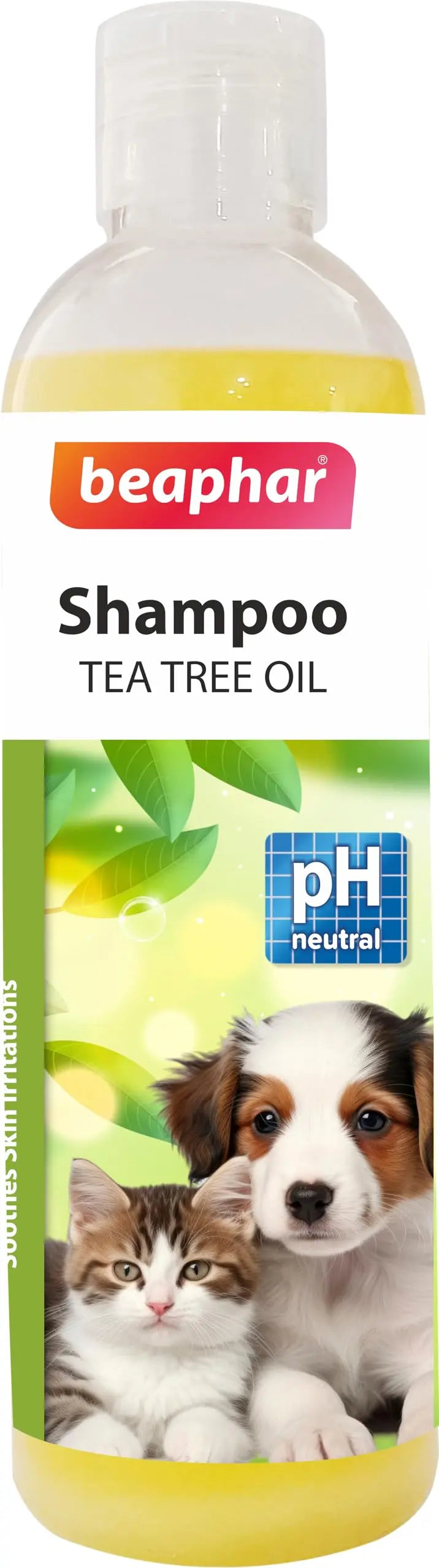 Beaphar Tea Tree Oil Shampoo for Dogs and Cats | Dryness & Skin Irritation Relief | Pure Herbal Shampoo - 250 ml Beaphar