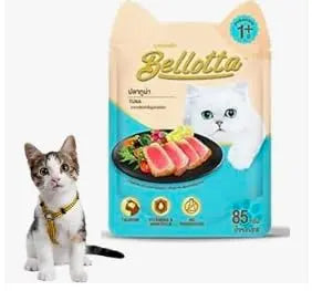 Bellotta Wet Food for Cats and Kittens, Tuna, 85 g Pouch (Pack of 12) Bellotta