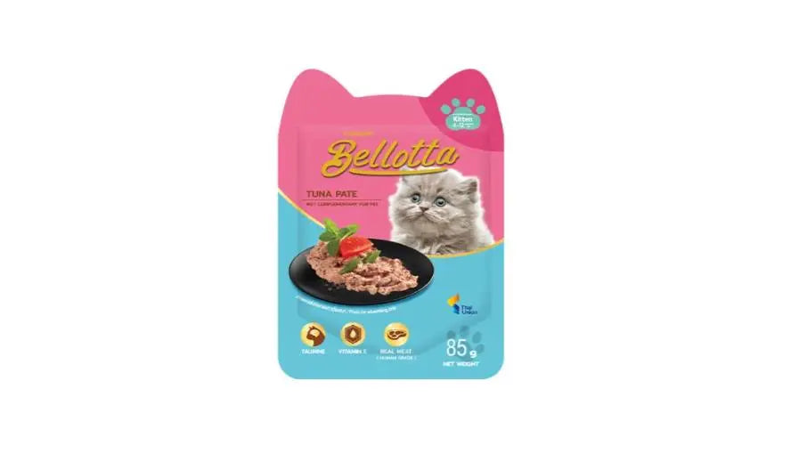 Bellotta Wet Food for Cats and Kittens, Tuna, 85 g Pouch (Pack of 12) Bellotta