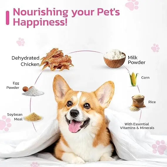 CANIFIT Puppy Dog Food (Chicken & Milk) 20 KG- Enriched with Chicken and Milk for Healthy Growth, Ideal for Puppy Dogs- Pet Food for All Breed Dogs CANIFIT