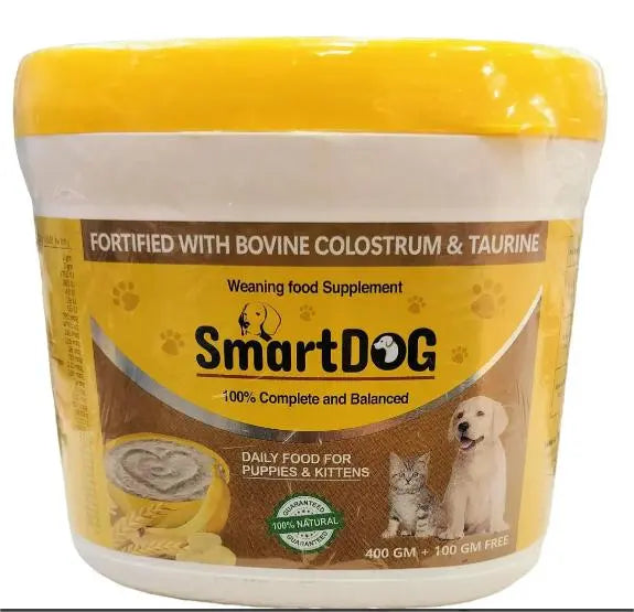 Canicon Smart Dog Weaning Food Supplement For Puppies & Kitten (400 g Amanpetshop