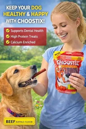 Choostix Beef Dog Treat, 450g CHOOSTIX