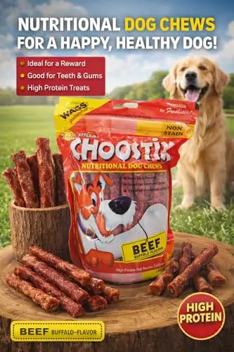 Choostix Beef Dog Treat, 450g CHOOSTIX