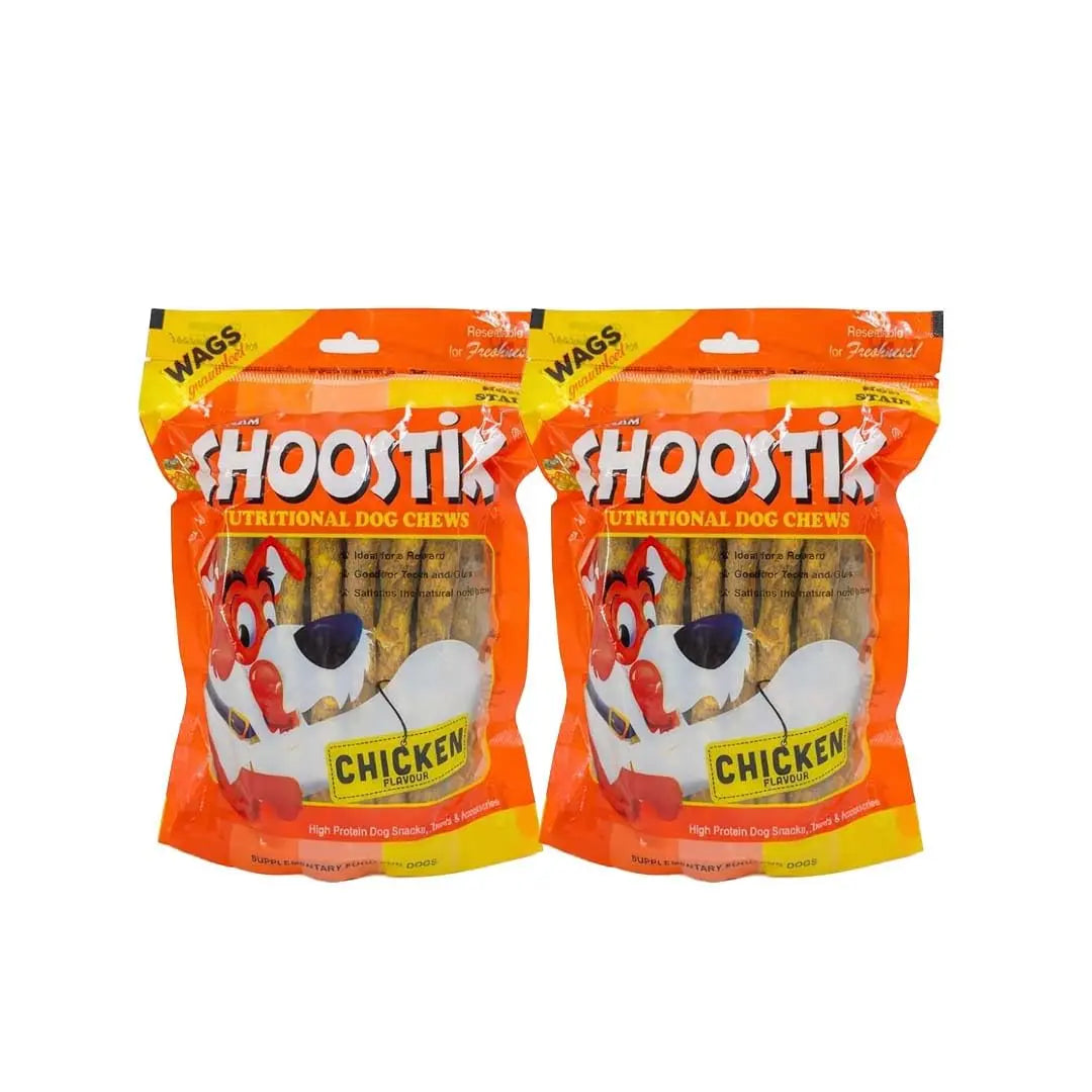 Choostix Chicken Dog Treat, 450g (Pack of 2) CHOOSTIX