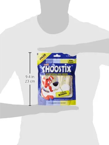 Choostix Pressed Dog Bone (4-inch x 4 Pieces) CHOOSTIX