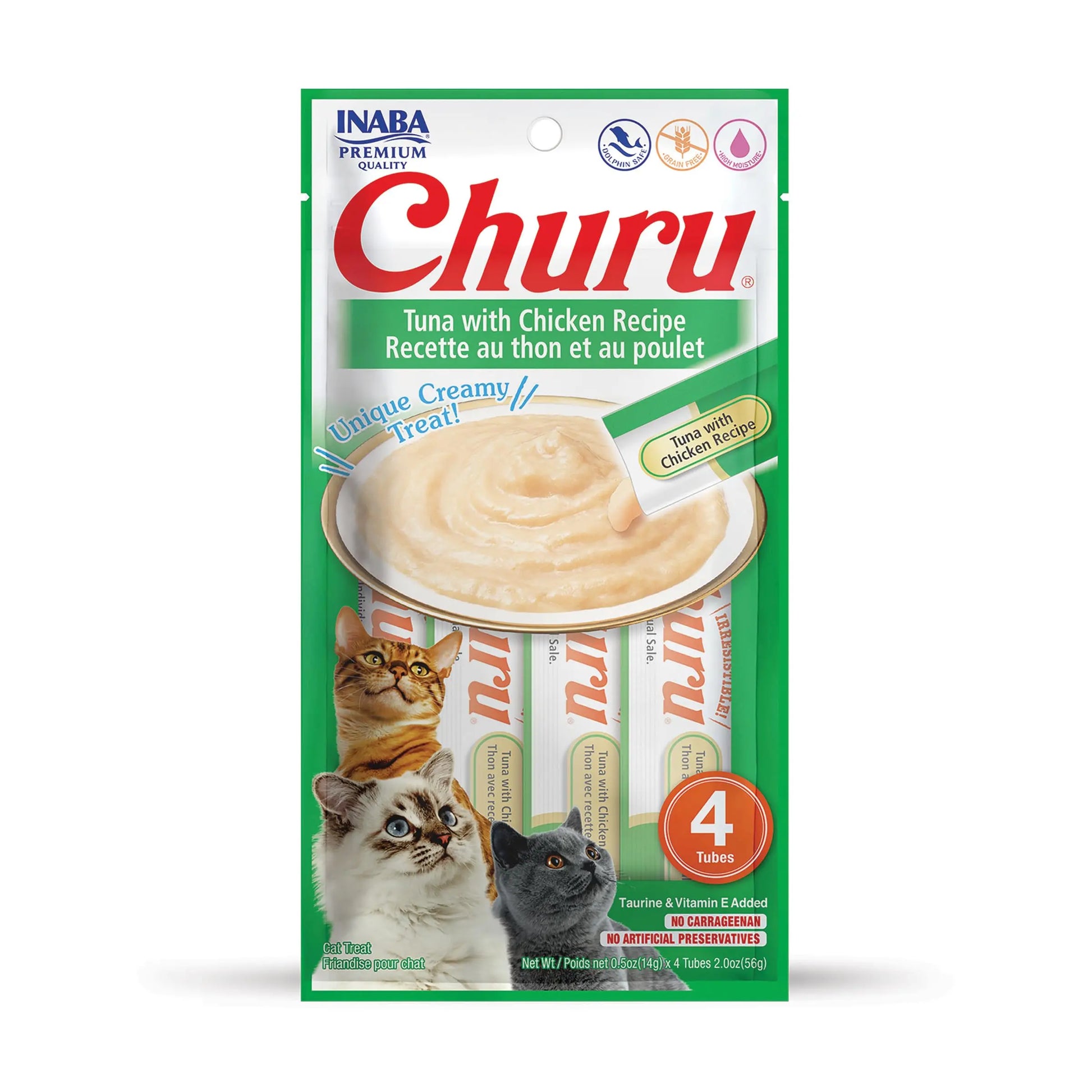 Churu Tuna with Chicken Recipe, 56G INABA