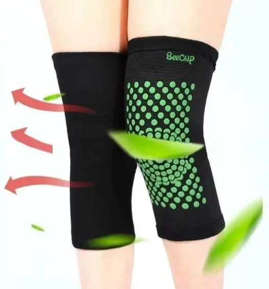 Coldproof Heating Knee Brace Elastic Knit Sport Joint Protection Knee Brace Sleeve amanpetshop