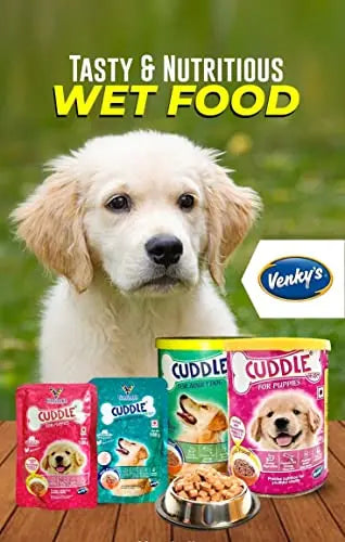 Cuddle Gravy Wet Dog Food for Puppy Rich in Chicken 100 GMS