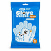 Dogs & Tiddles No-Rinse Pet Grooming Glove Wipes Pack of 10, Disposable Deodorizing Bath and Cleaning Wipes for Dogs and Cats Dogs & Tiddles