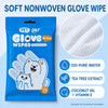 Dogs & Tiddles No-Rinse Pet Grooming Glove Wipes Pack of 10, Disposable Deodorizing Bath and Cleaning Wipes for Dogs and Cats Dogs & Tiddles