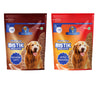 Dr.Pets Bistik | Dog Biscuits for Adult Dog & Puppy Biscuits | Banana Oats, Apple Banana Flavor | Gluten Free, Non Veg Treats with Natural Ingredients | Healthy Snacks for Dogs | 900g Each (Pack 2) Dr.Pets