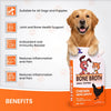 Dr.Pets Chicken Bone Broth for Dogs & Cats, Dog Food Meal Topper, Human Grade Preservative Free, Dog Treats for All Life Stages, Natural Supplements, Pack of 3 (100 ML) Dr.Pets