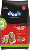 Drools Adult & Puppy Dry Dog Food 1.2 kg Pack | 100% Vegetable Flavour | All Lifestages | Better Digestibility | Strong Bone and Teeth Development | Boosted Immunity Drools