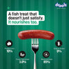 Drools Adult & Puppy Sausage for Dog, 450g | Real Fish Flavour | High Protein | Treat & Food Topper | Grain Free | Best for Training & Bonding | No Preservatives Drools