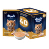 Drools Kitten Wet Mousse 80g Pack of 5, Total 400g | Chicken Flavour | Rich in Protein | Promotes Hydration & Easy to Digest | Packed with Essential Vitamins & Antioxidants Drools