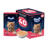 Drools Kitten Wet Mousse 80g Pack of 5, Total 400g | Salmon Flavour | Rich in Protein | Promotes Hydration & Easy to Digest | Packed with Essential Vitamins & Antioxidants Drools