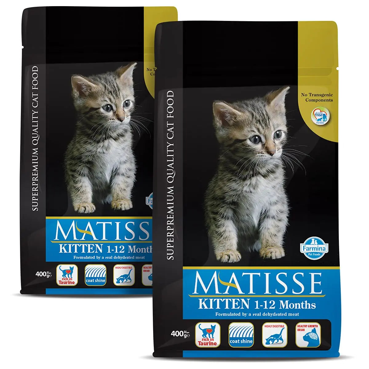 FARMINA PET FOODS Matisse Kitten Cat Dry Pet Food (Pack Of 2, Each 400Gms) FARMINA PET FOODS