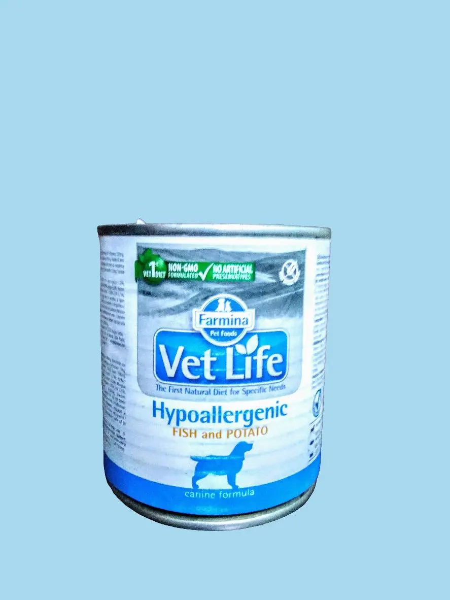 Farmina Vetlife wet dog food hypoallergenic fish and potato 300g (pack of 6) Amanpetshop