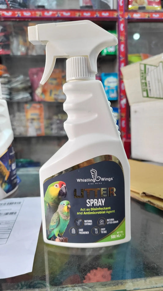 Feather glow spray for birds by whistling wings Amanpetshop-