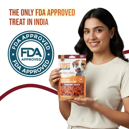 First Bark Dog Treats for Adult Dog & Puppy – Soft Chews Tender Chicken Jerky for Dogs, Small Dogs & Shih Tzu | Easy-to-Chew Puppy Treats & Dog Snacks – Soft Chicken Slice (200g) x1 First Bark