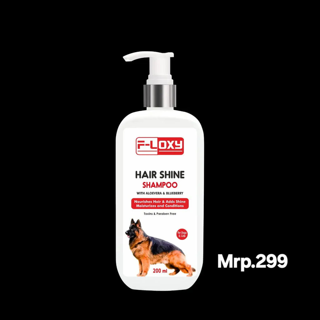 Floxy hair shine shampoo with aloevera and blueberry 200ml Amanpetshop-
