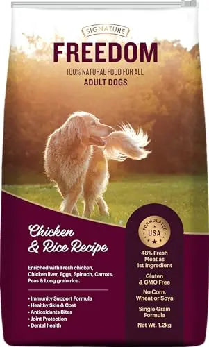 Freedom Chicken & Rice Adult Dog Dry Food - 1.2 kg DROOLS FREEDOM