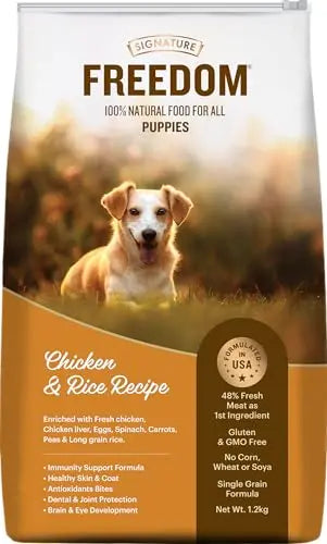 Freedom Chicken & Rice Puppy Dry Food - 1.2 kg DROOLS FREEDOM