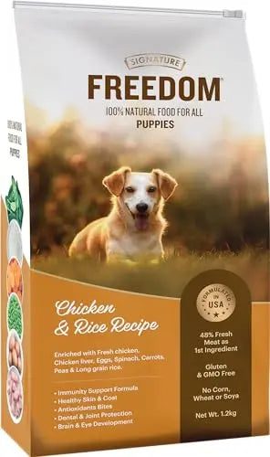 Freedom Chicken & Rice Puppy Dry Food - 1.2 kg DROOLS FREEDOM