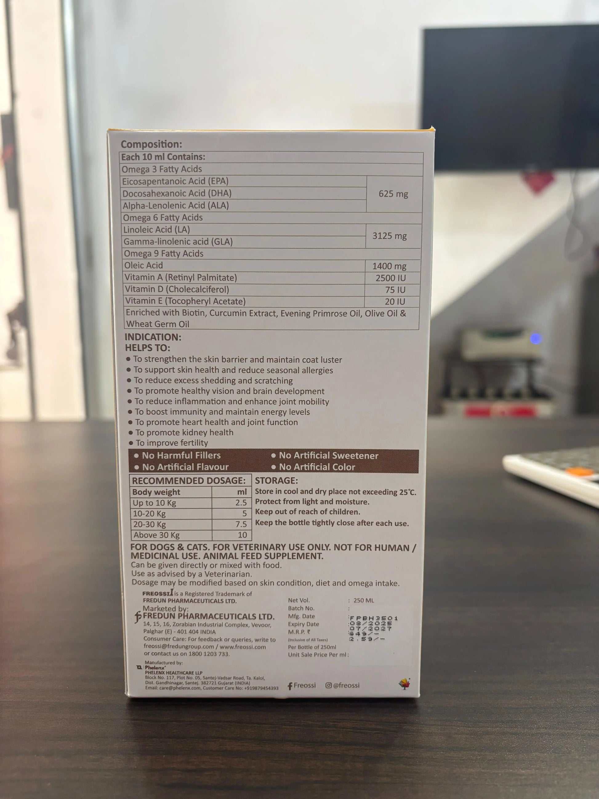 Freossi fremega omega 3 6 9 syrup Amanpetshop-