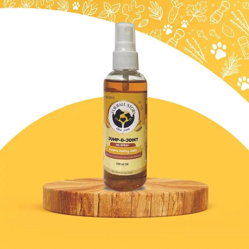 Fur Ball Story Jump-O-Joint Oil Spray for Pets - for Healthy Joints (100 ML) FUR BALL STORY