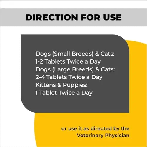 Fur Ball Story Jump-O-Joint Tablets for Pets - for Joint Pain and Inflammation (60 Tablets) FUR BALL STORY