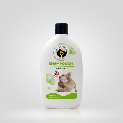 Fur Ball Story Shampooch Tick Free Dog Shampoo (300 ml) | Natural Anti-Fungal, Anti-Itching Formula FUR BALL STORY