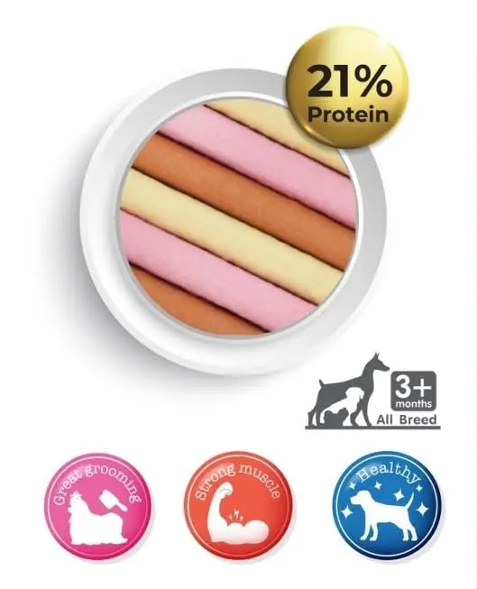 Great Titan Snack Chicken with Strawberry Original Flavor Stick (70g) | Dog Treats for Puppies and Adult Dogs Great Titan