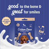 HUFT Calcium Chews Bite-Sized Bone Treats for Dogs - Milk Flavour | Dog Snacks & Training Treats for Puppies & Adult Dogs | Ideal for Shih Tzu Puppies, Small Dogs, and Puppy Training | 200gm Heads Up For Tails
