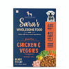 HUFT Sara's Wholesome Grain Free Chicken & Veggies Dog Food | Human Grade Ingredients | Gluten Free | Balanced Meal | Suitable for Adults & Puppies - 300 gm Heads Up For Tails
