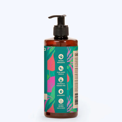 HUFT Shed Control Natural Shampoo for Dogs (Over 12 Weeks) - Hempseed Oil - 500ml | Pet Shampoo for Shedding Control | Best for Labrador, Pomeranian & German Shepherd | for All Breeds Heads Up For Tails