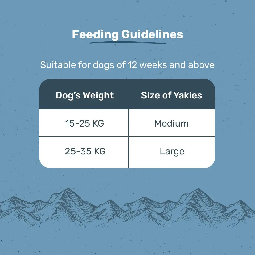 HUFT Yakies 100% Natural & Vegetarian Turmeric Chew Bone for Dogs (M - 55 gm) Heads Up For Tails