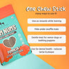 HUFT Yum Nums Soft & Chewy Sticks - Pumpkin with Chicken | Dog & Puppy Treats | Training Snacks for Small & Adult Dogs | High-Protein, Healthy Dog Treats - 75gm Heads Up For Tails
