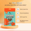 HUFT Yum Nums Soft & Chewy Sticks - Pumpkin with Chicken | Dog & Puppy Treats | Training Snacks for Small & Adult Dogs | High-Protein, Healthy Dog Treats - 75gm Heads Up For Tails