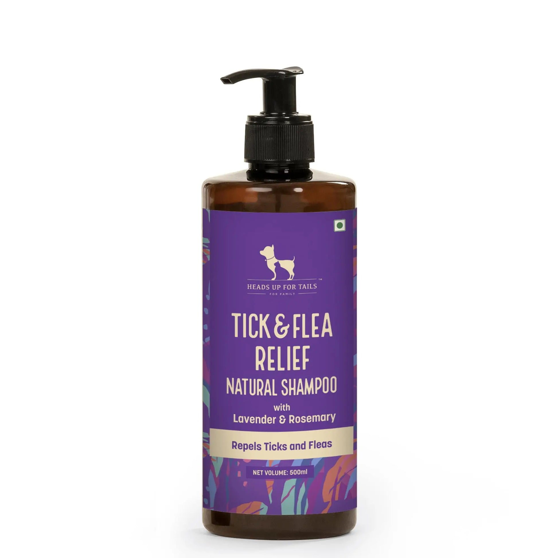 Heads UP for Tails Natural Shampoo (Tick & Flea Repellent Shampoo, 500 ml) Heads Up For Tails