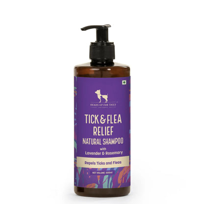 Heads UP for Tails Natural Shampoo (Tick & Flea Repellent Shampoo, 500 ml) Heads Up For Tails