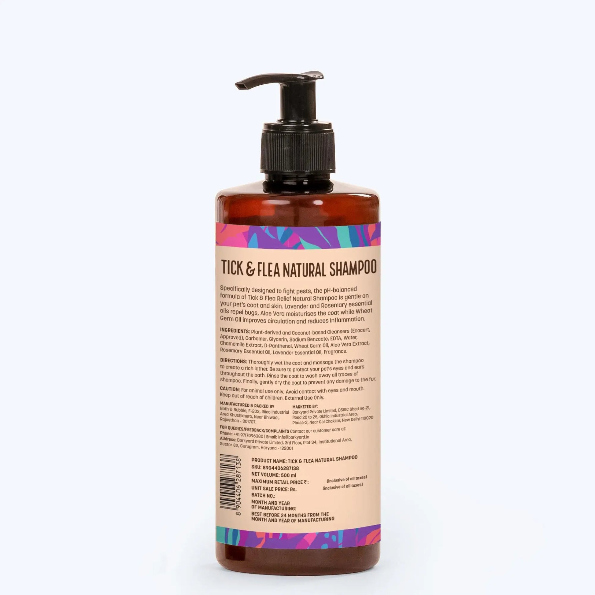 Heads UP for Tails Natural Shampoo (Tick & Flea Repellent Shampoo, 500 ml) Heads Up For Tails